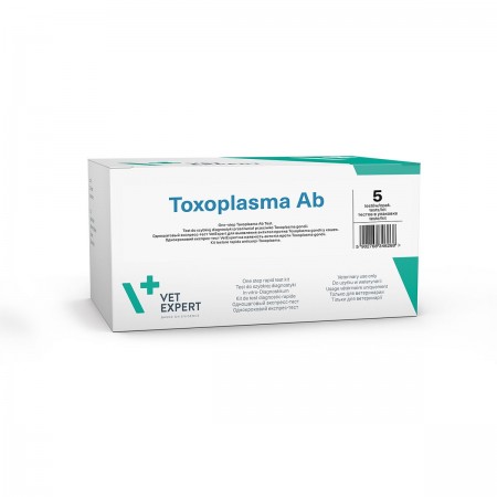 Vet Expert (Вет Эксперт) Toxoplasma Ab антитела к токсоплазмозу кошек экспресс-тест 5 шт (46268)